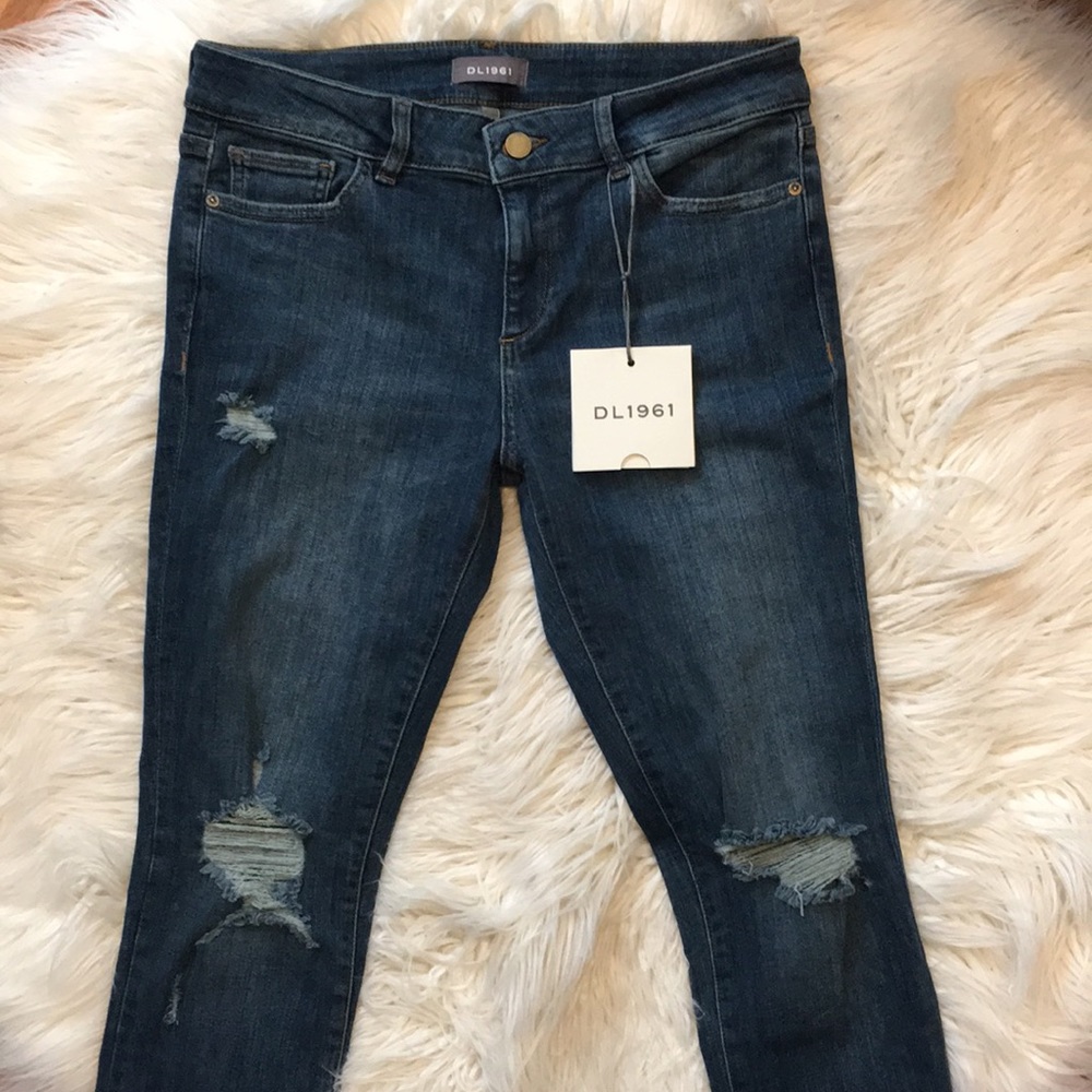 DL1961 Florence Ankle Dist. Jeans